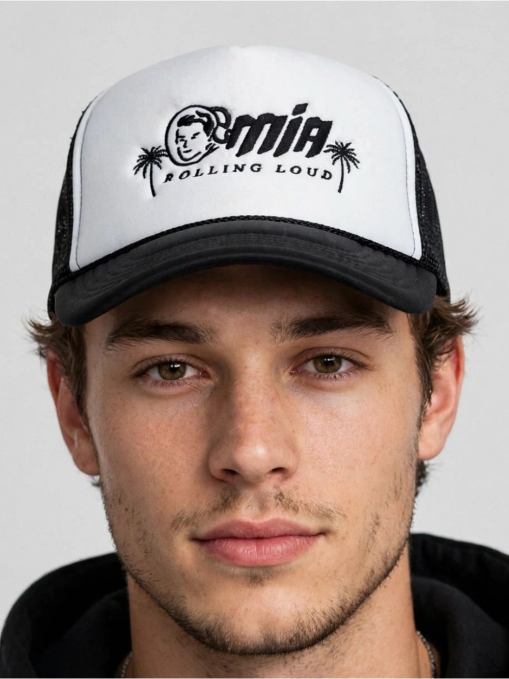 Black and White Rolling Loud Miami Cap billionaire boys club